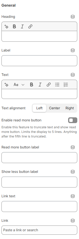 rich text general
