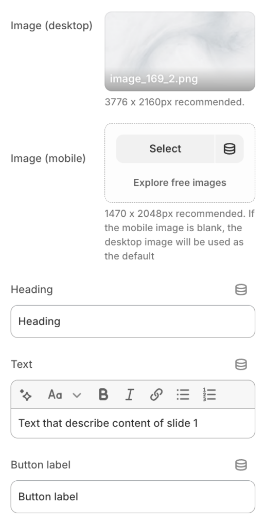 slideshow-image-setting