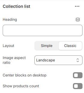collection-list-settings