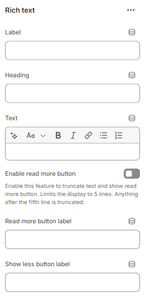 richtext-settings