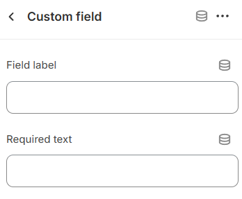 custom-field-setting