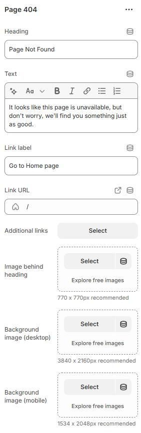 page-404-settings