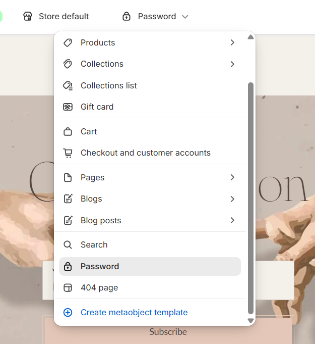 password-template