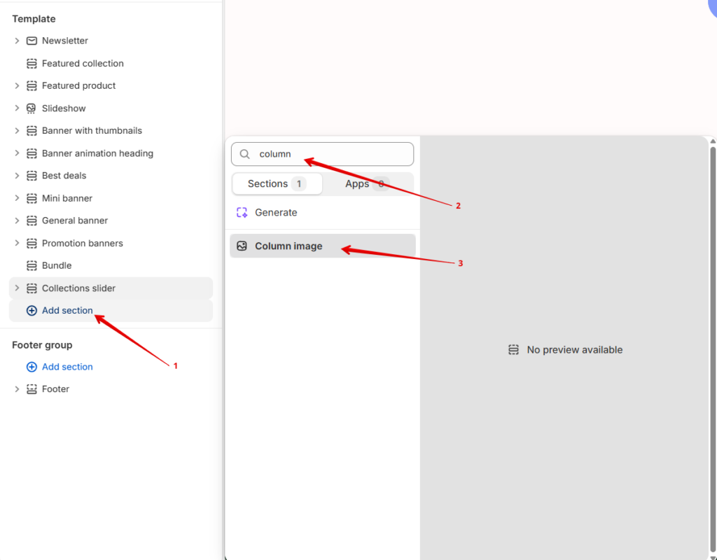 add column image
