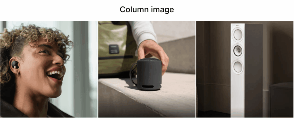 column image preview