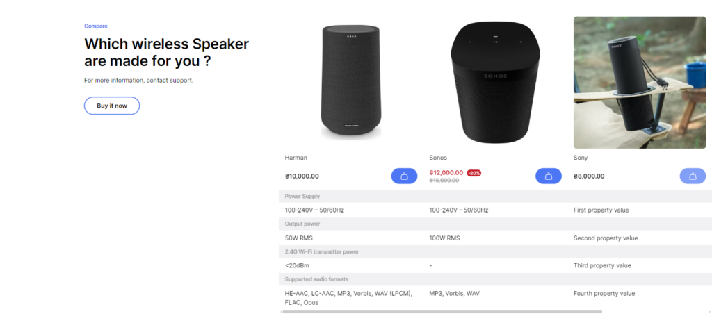 compare slider preview 