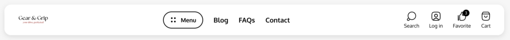 logo position middle