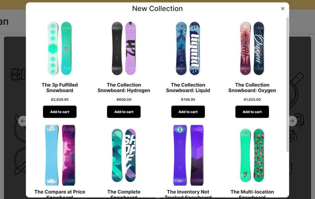 promo banner product list