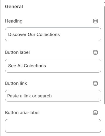 Collections carousel general