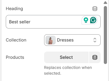Featured collection general