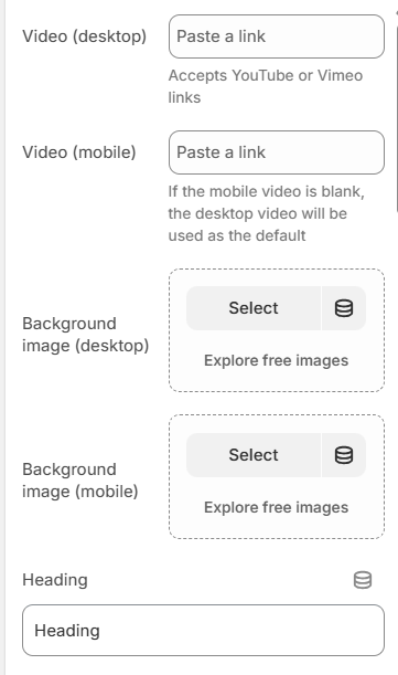 Interactive slides youtube vimeo