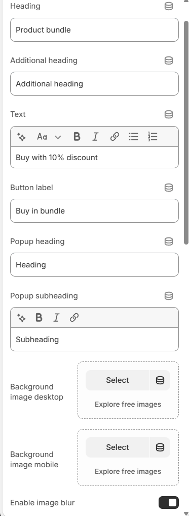 Product bundle general