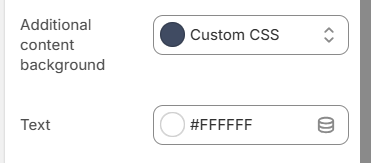 Scroll collections block colors