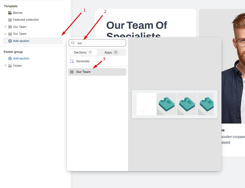 add our team