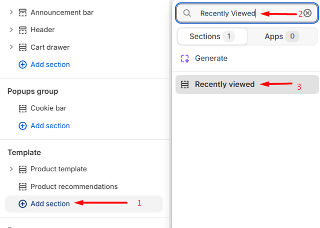 add Recently Viewed