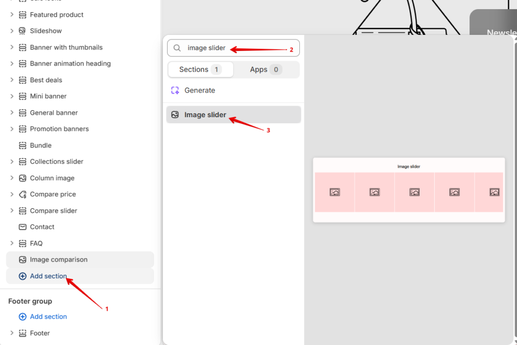 add image slider