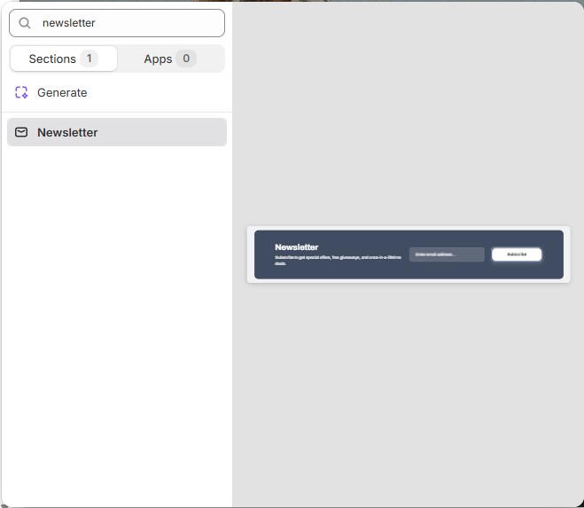 add newsletter
