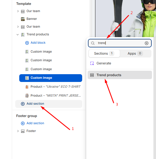 add trend products