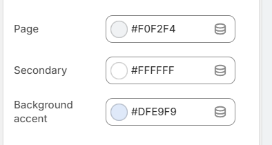 background theme settings