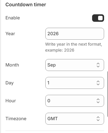 banner timer