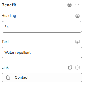 benefits block