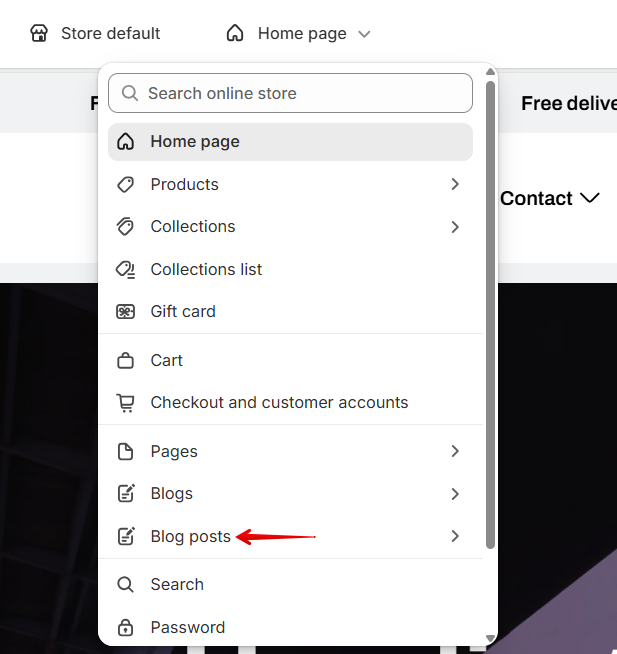 blog posts template