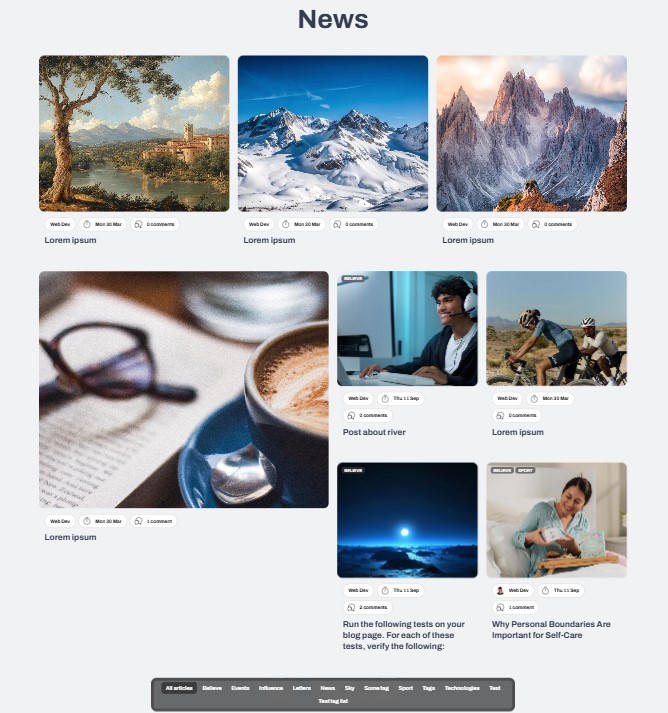 blog template
