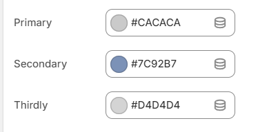 border colors theme settings