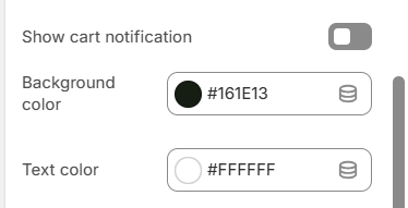 cart notification