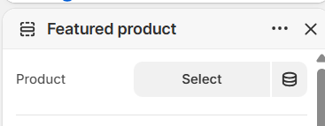 featured product - add product