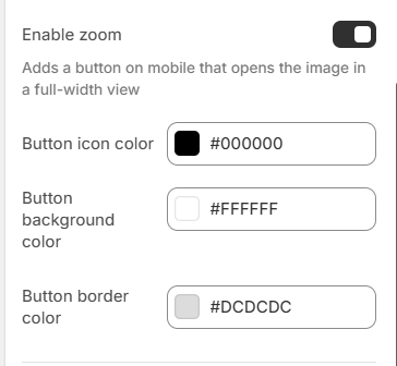 full width image settings