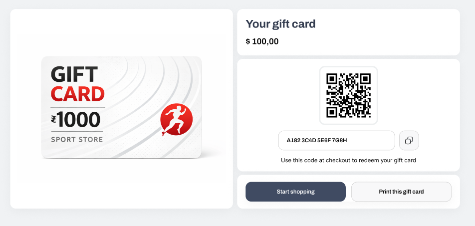 gift card