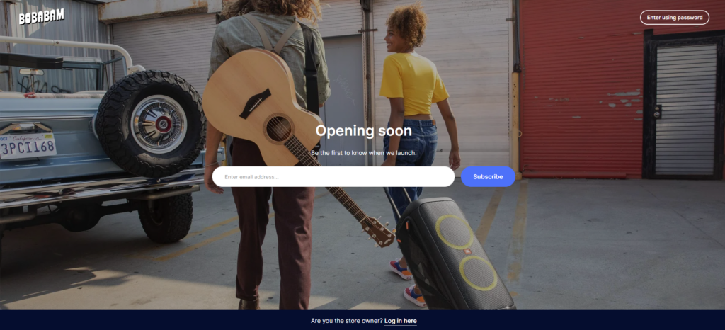 password page