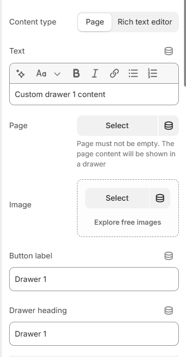 product template drawer 1-4 
