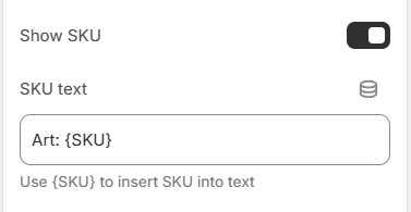 product template sku
