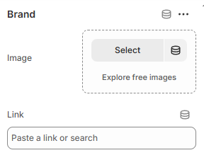 shop by brand block settings 