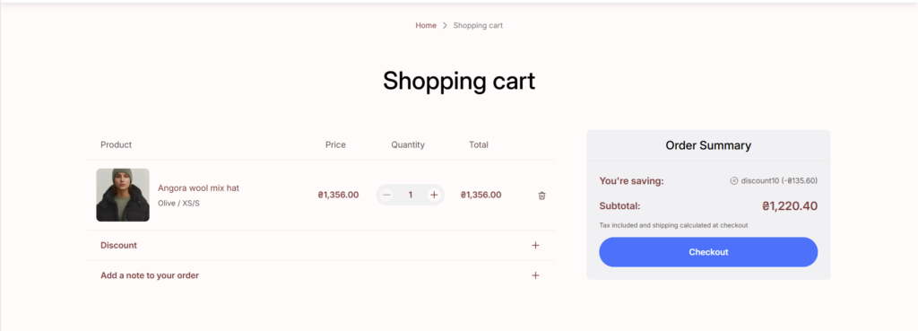 shopping cart
