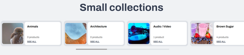 small collections