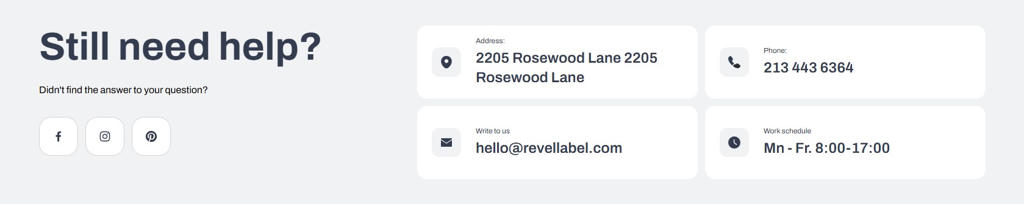 store location
