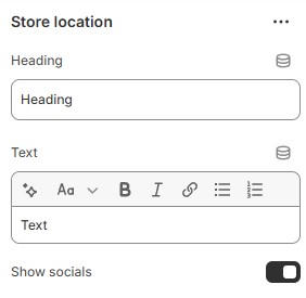 store location general